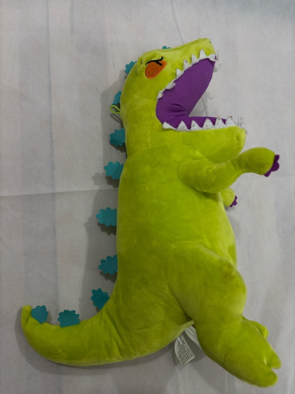 Nickelodeon Lime Green & Purple Plush Dinosaur Toy